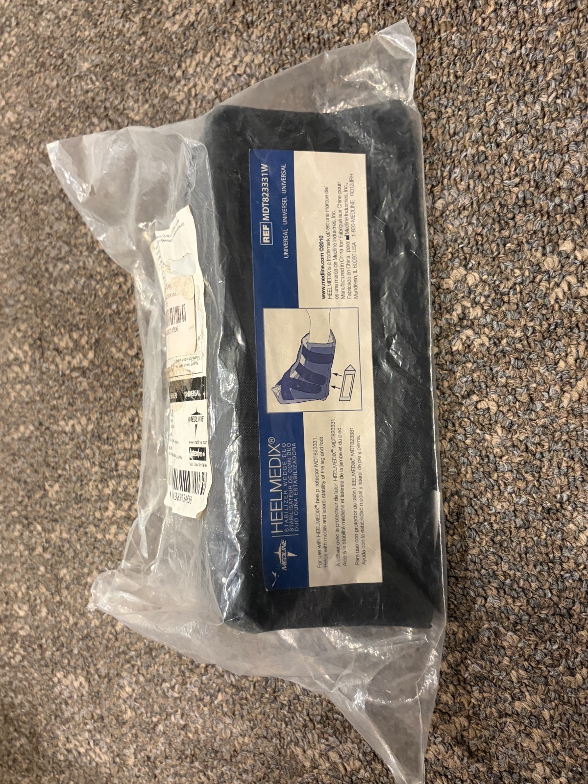 Medline HeelMEDIX MDT823331W Heel Stabilizer Wedge ONLY Universal Latex Free New