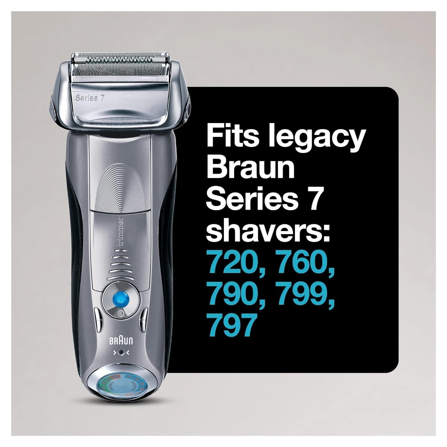 Electric Shaver Replacement Head Easy Click Installation for Convenience