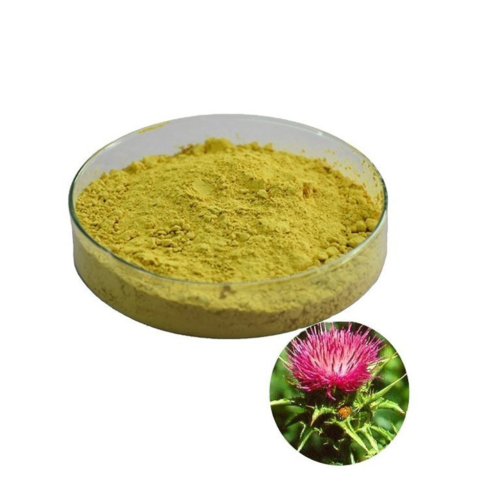 Milk thistle extract powder Silybum Marianum 80% Free Shipping 1000 Gram