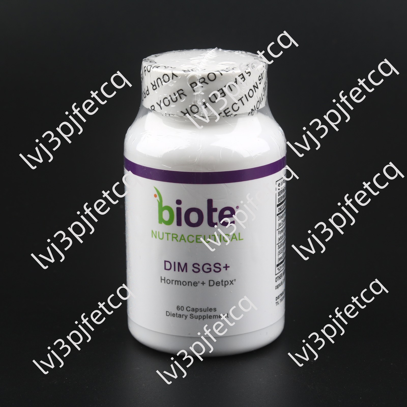 1-3pack (60 Capsules) Biote Nutraceuticals – DIM SGS + – Hormone + Detox