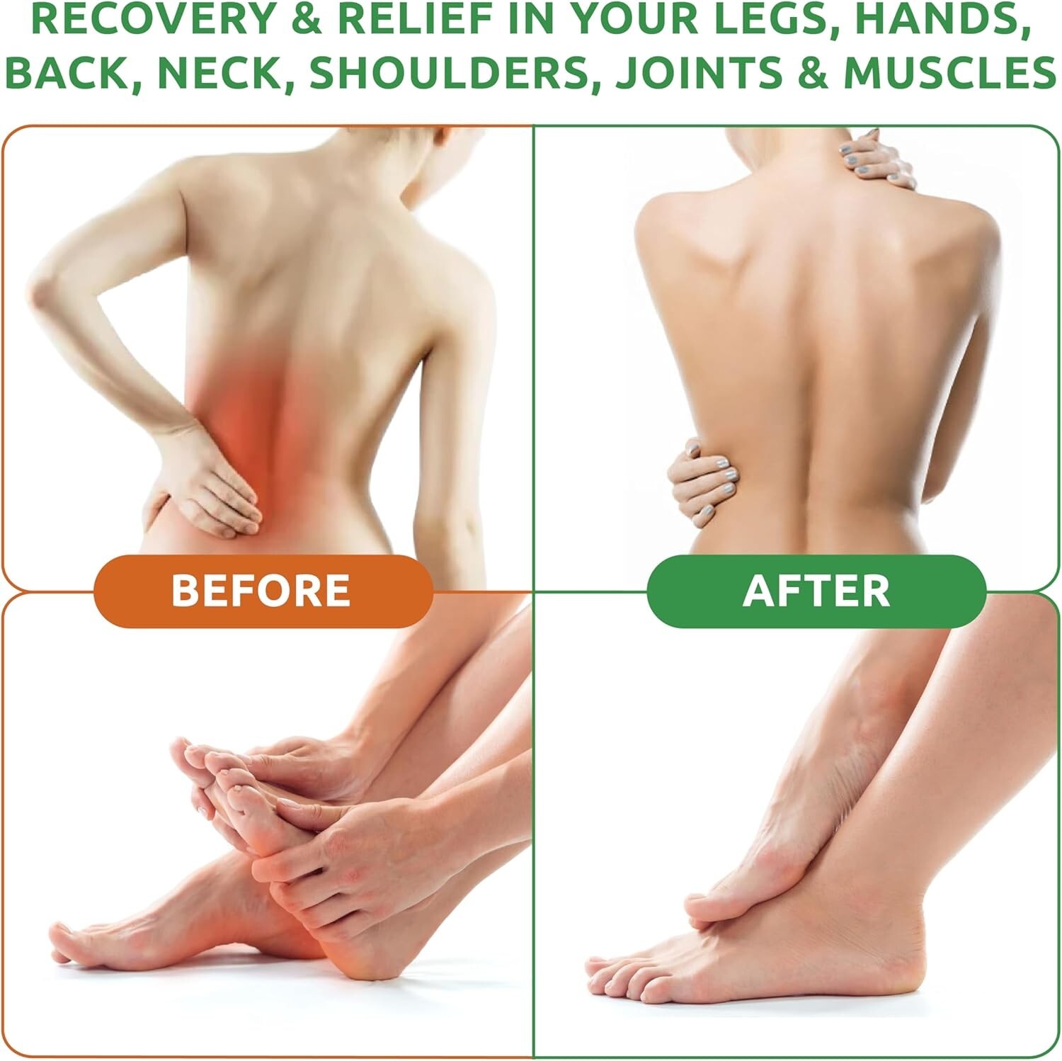 Neuropathy Pain Relief Cream – Max Strength for Foot, Toes, Hand, Leg, Nerve 3oz