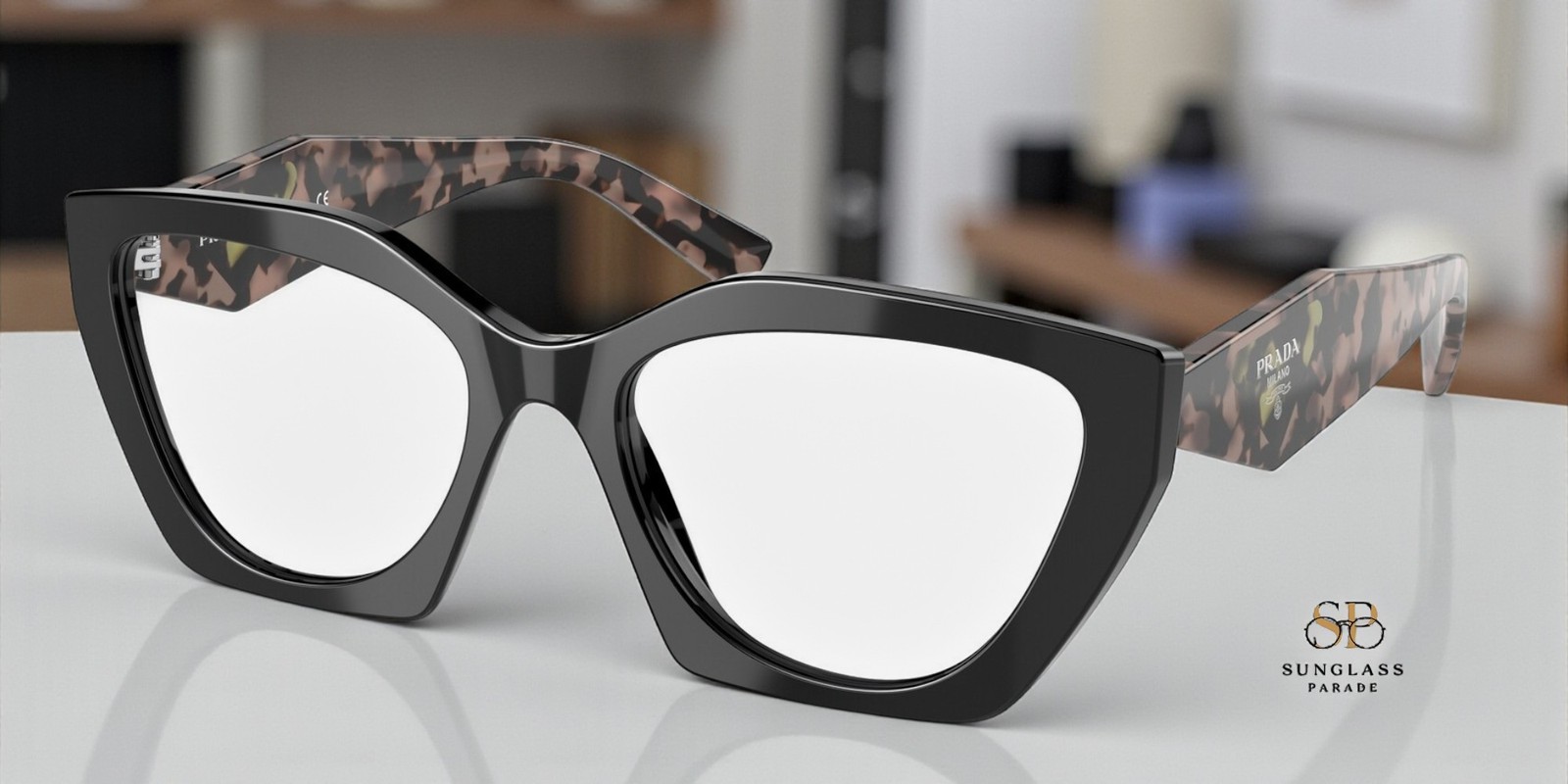 PRADA PR 09YV 21B1O1 Black Demo Lens 54 mm Women’s Eyeglasses