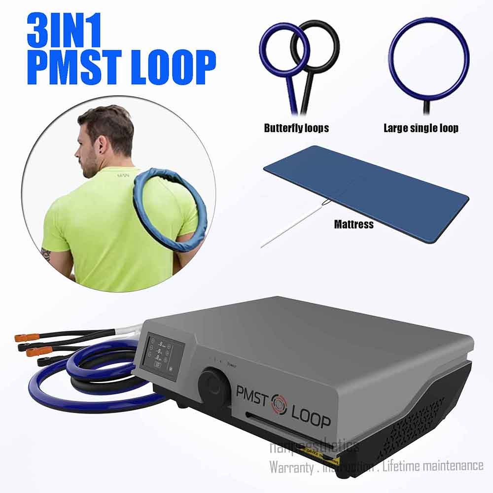 Protable PMST Loop EMTT PEMF Machine Magnetic Physio Therapy Massage Pain Relief
