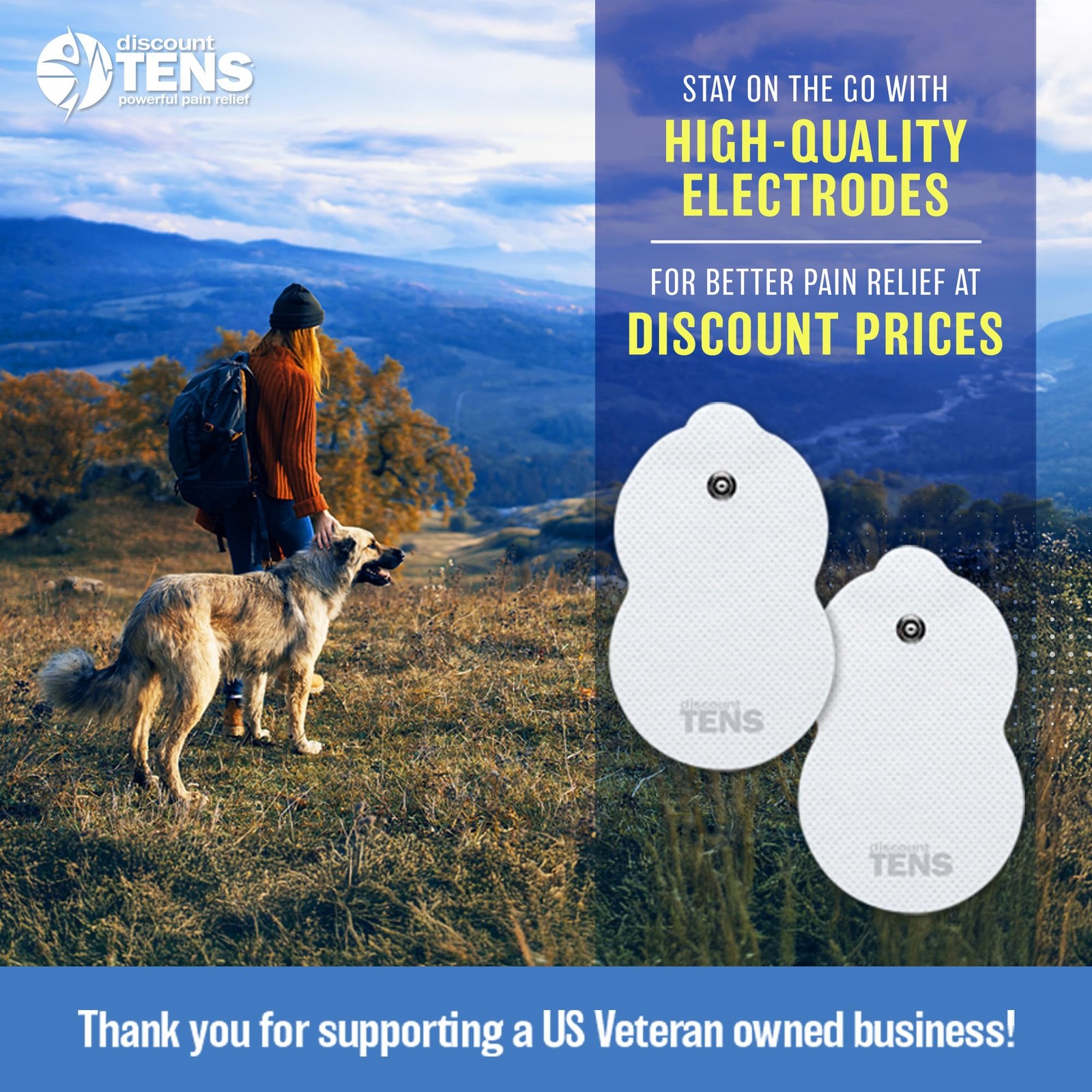 Discount TENS – Superior Performance Gel Electrodes Compatible with Omron TENS