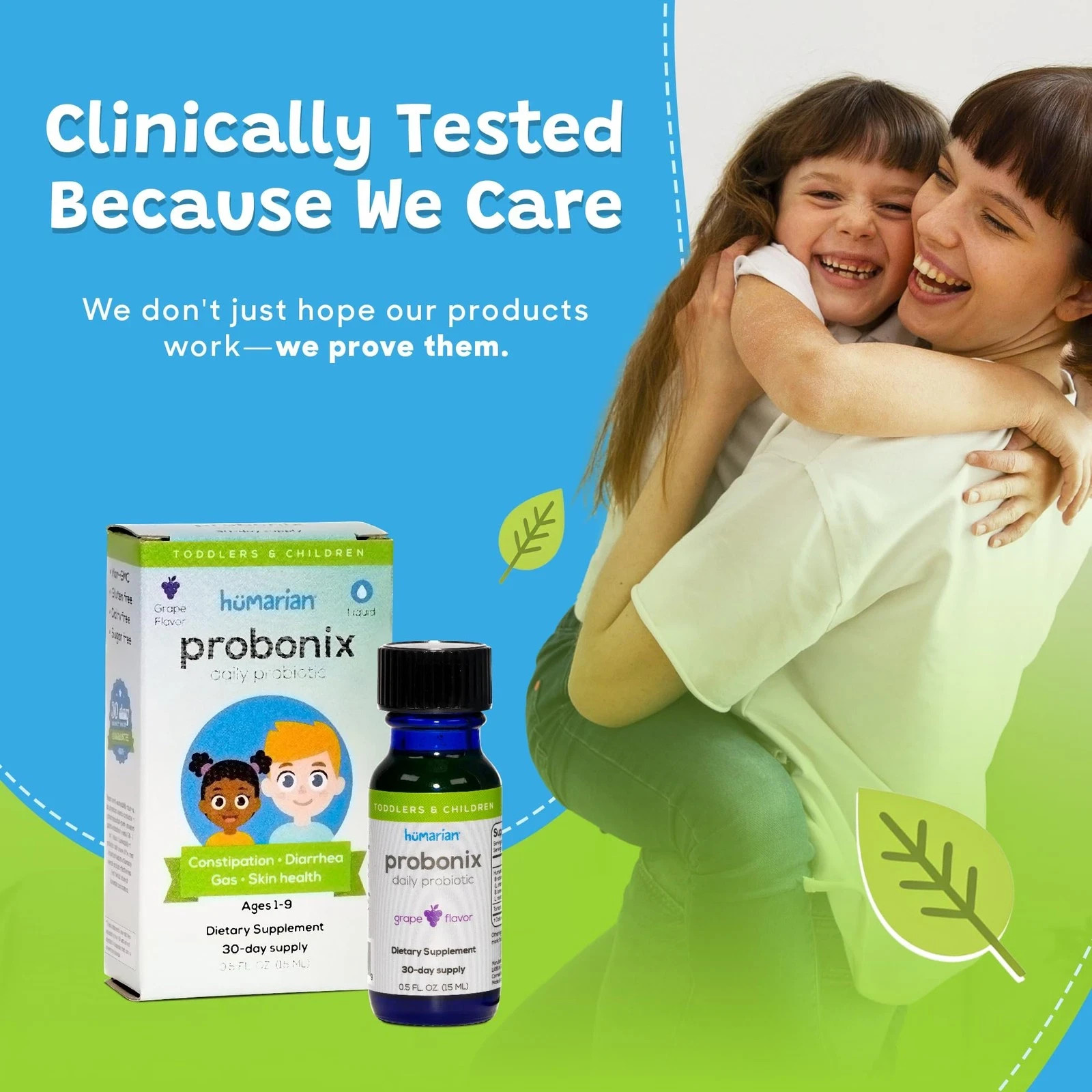 Humarian Probonix Liquid Probiotics for Kids Aged 1-9 Years Old – EXP 2026