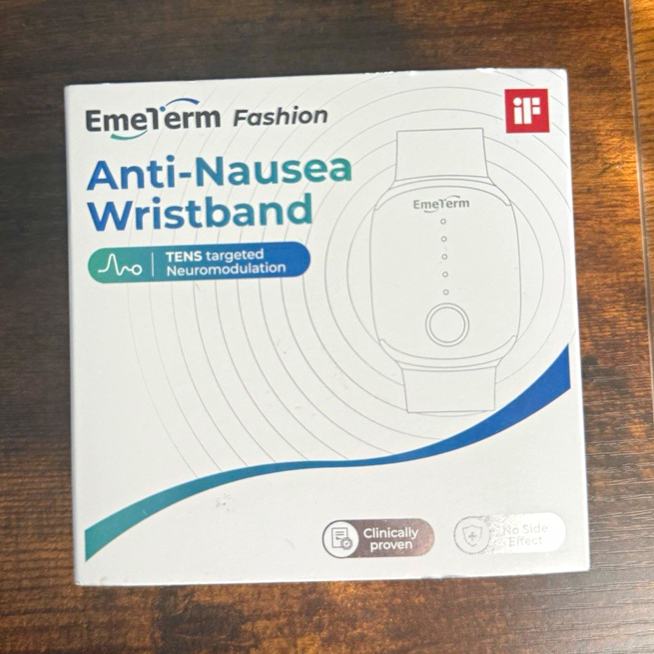 EmeTerm Fashion Anti-Nausea Wristband, Open Box