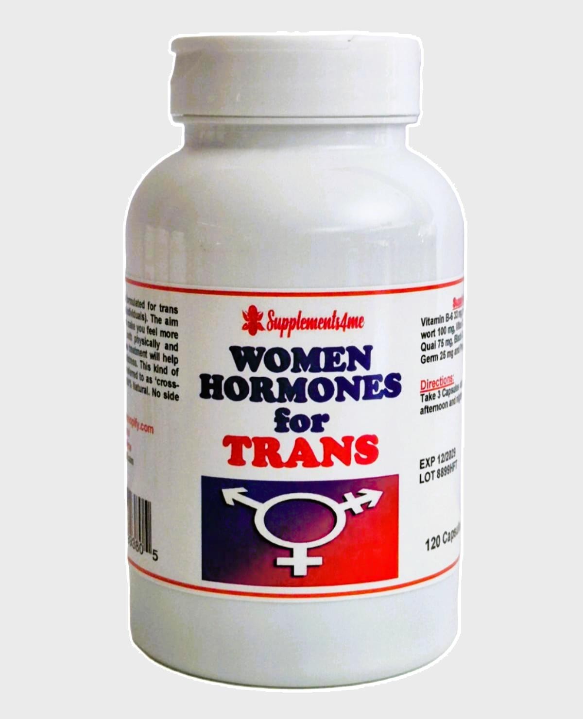 Natural change Male to Female capsules Made in USA