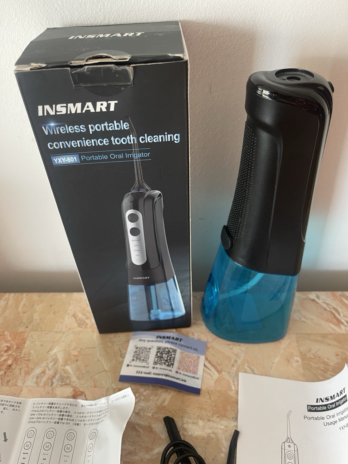 INSMART Wireless Portable Oral Irrigator. Model YXY-801, New