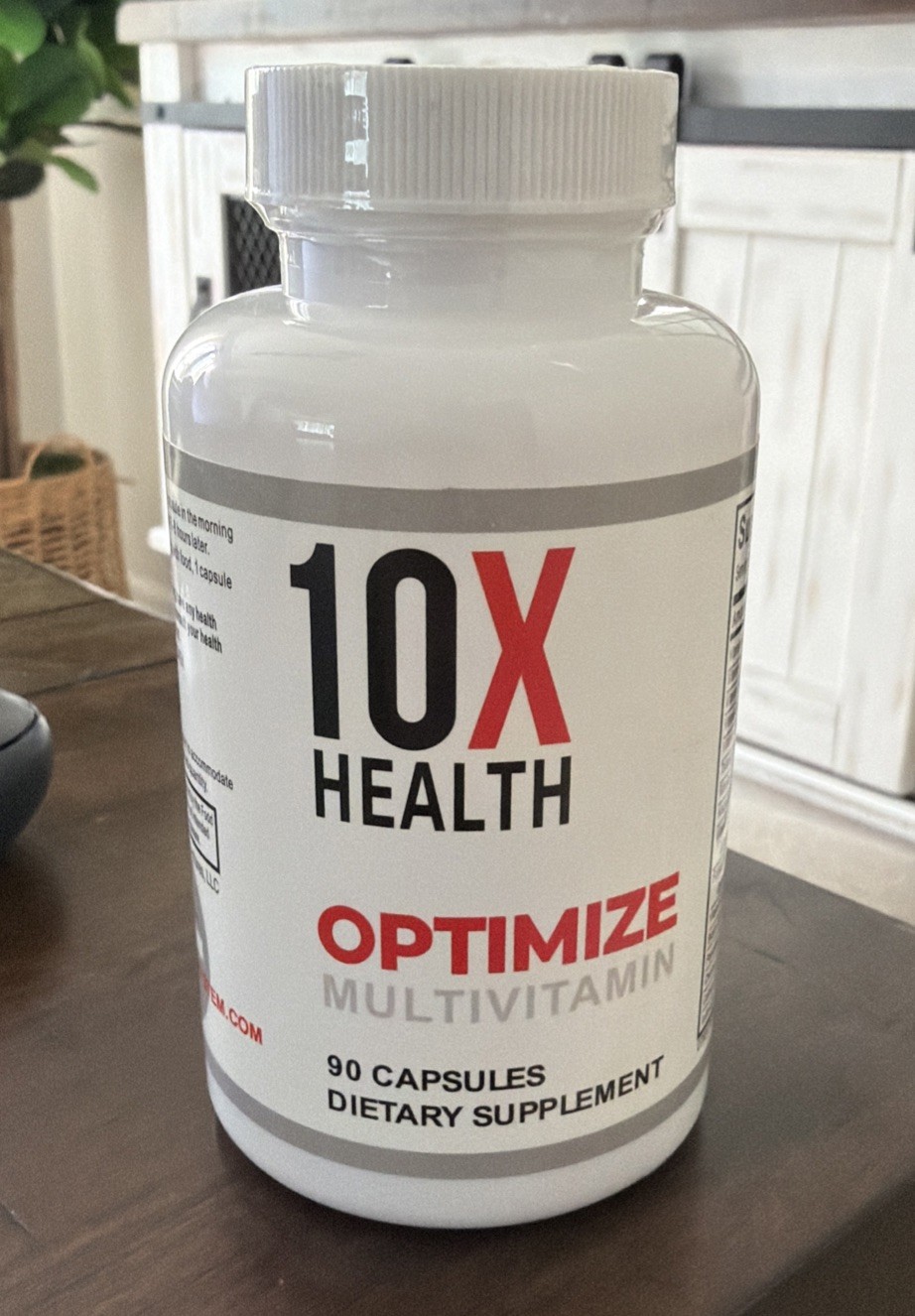 10X Health Optimize Methylated Multivitamin supplement – 90 Capsules