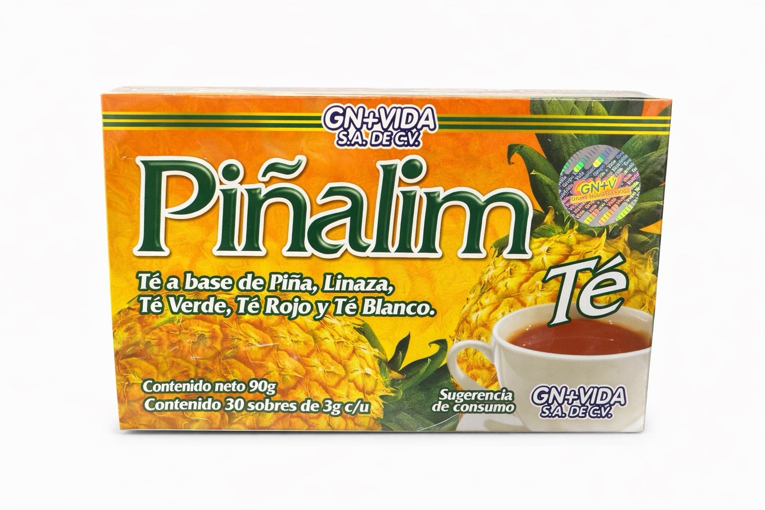 Te Pinalim GN+Vida PINALIM TEA Te de Pina ENVIO GRATIS Pineapple Diet 30 Days