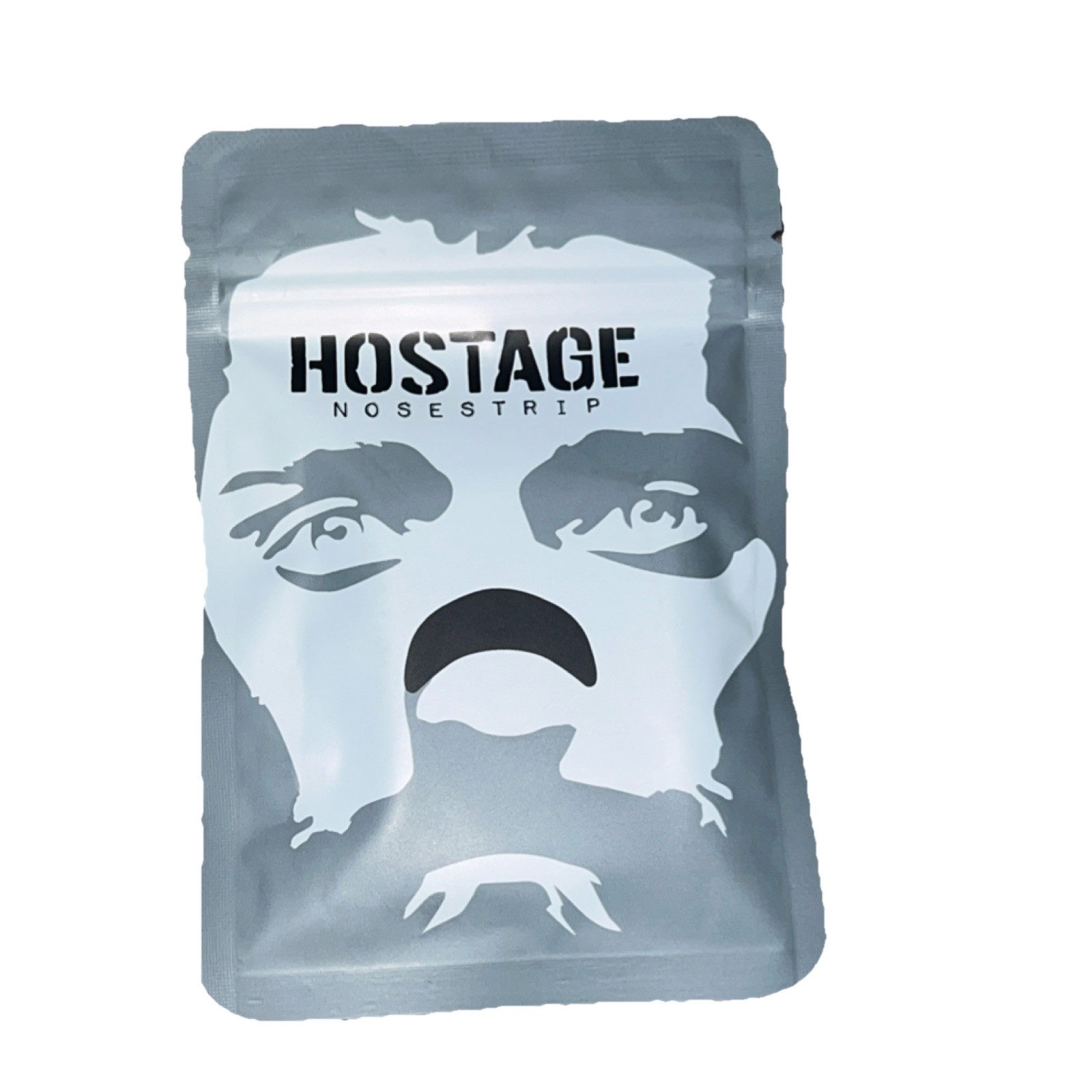 Hostage Nasal Strip Pack Black 30 Day Supply Flexible Spring Loaded