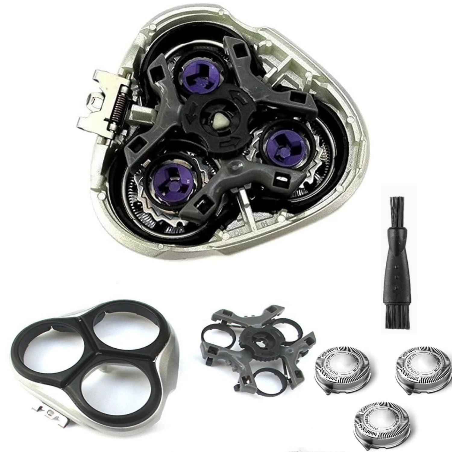 2025 Full Complete HQ8 Replacement Shaver Head Compatible with Norelco Aquatec S