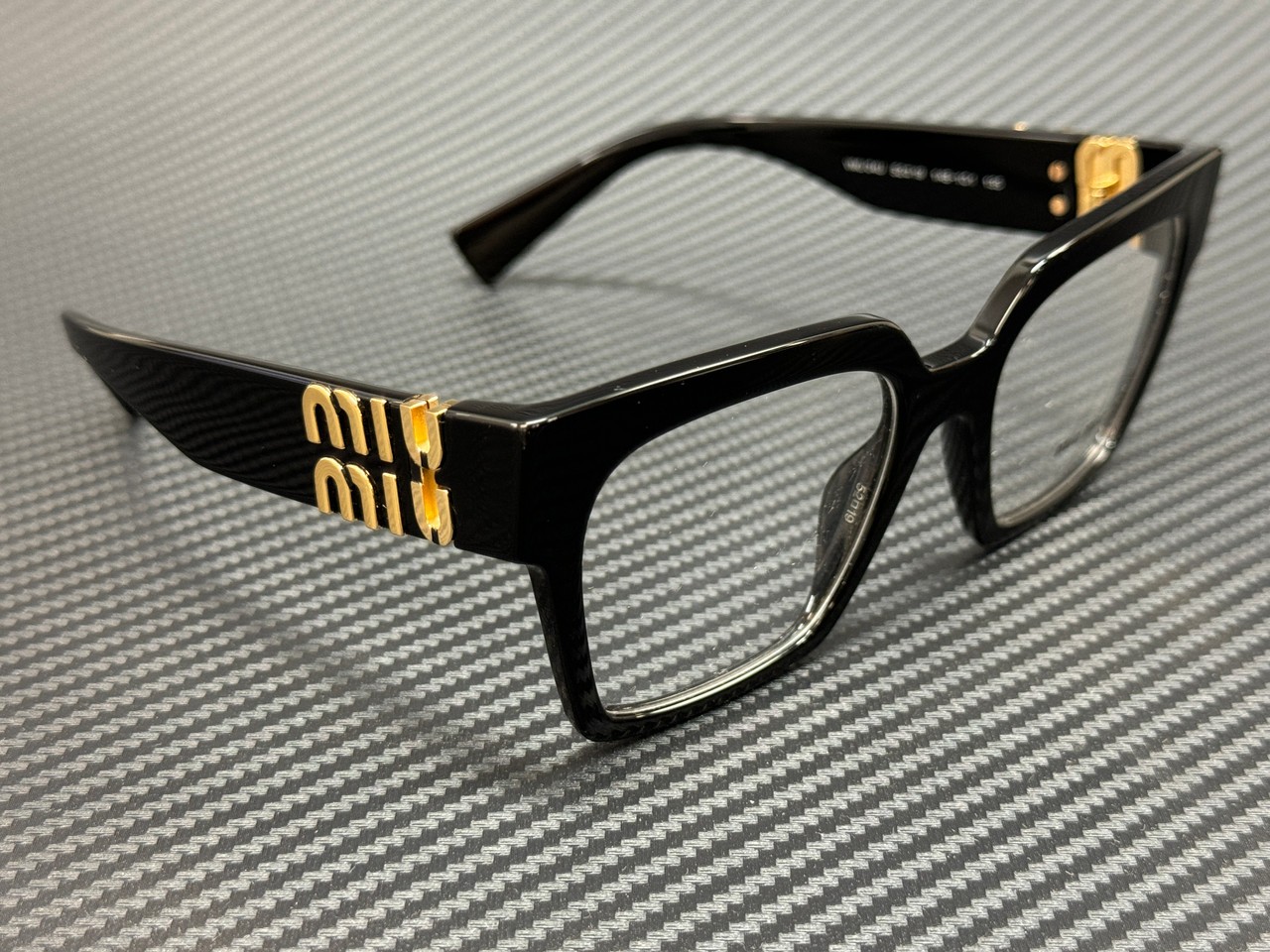 MIU MIU MU 04UV 1AB1O1 Black Women’s 52 mm Eyeglasses