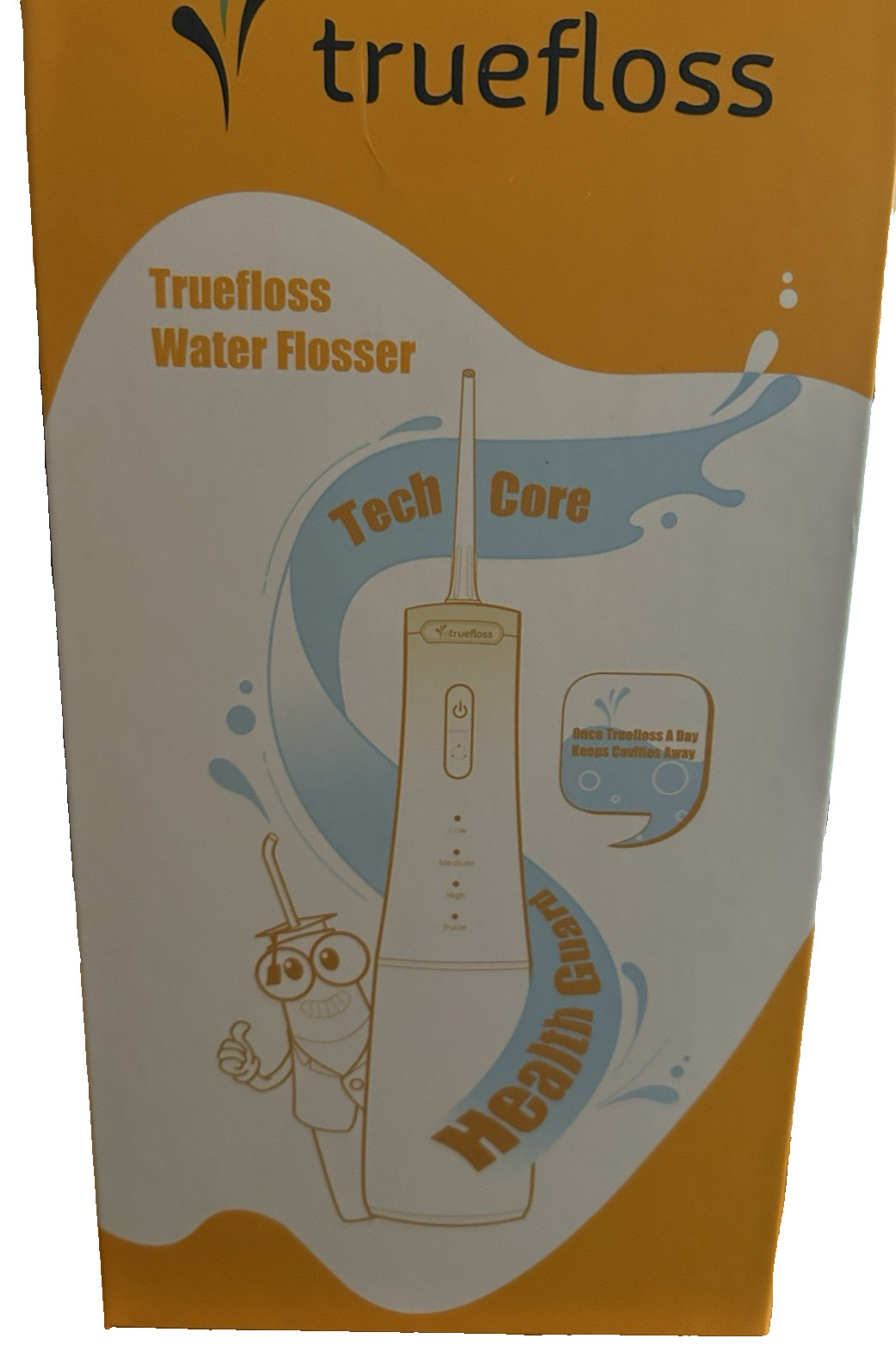 Truefloss Water Flosser 8W Charge Less Than 4 hours and last about 2 weeks
