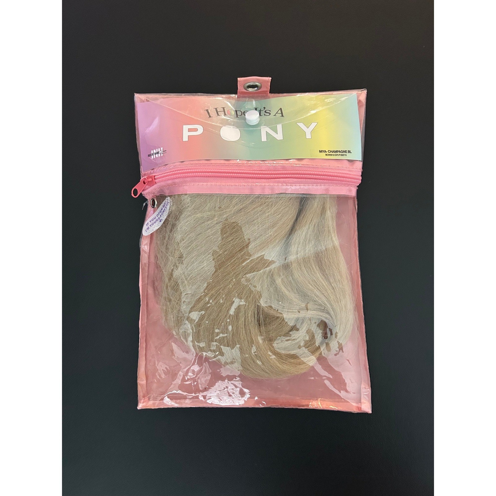 Insert Name Here INH Miya Ponytail Extension Champagne Blonde