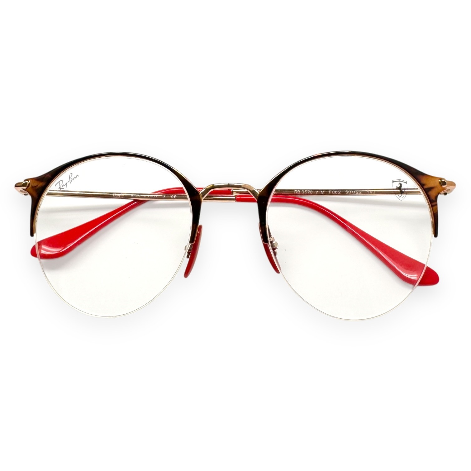 Ray-Ban Scuderia Ferrari Eyeglasses RB3578VM F062 Eyeglasses Glasses 50mm w/case