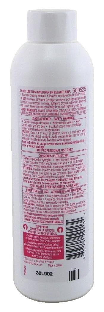 Loreal 20-Volume Creme Developer, AS SHOWN, 16 Fl Oz