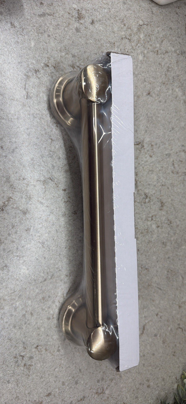 Delta ADA Compliant Decorative Straight Grab Bar 12 in, Champagne Bronze