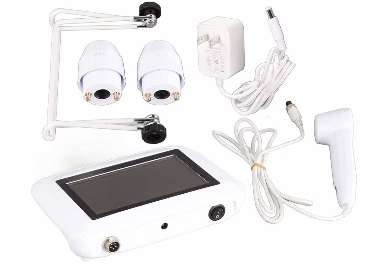 5 Inch Rechargeable Scalp Hair Follicle Oil Moisture Analyzer For Skin Problems