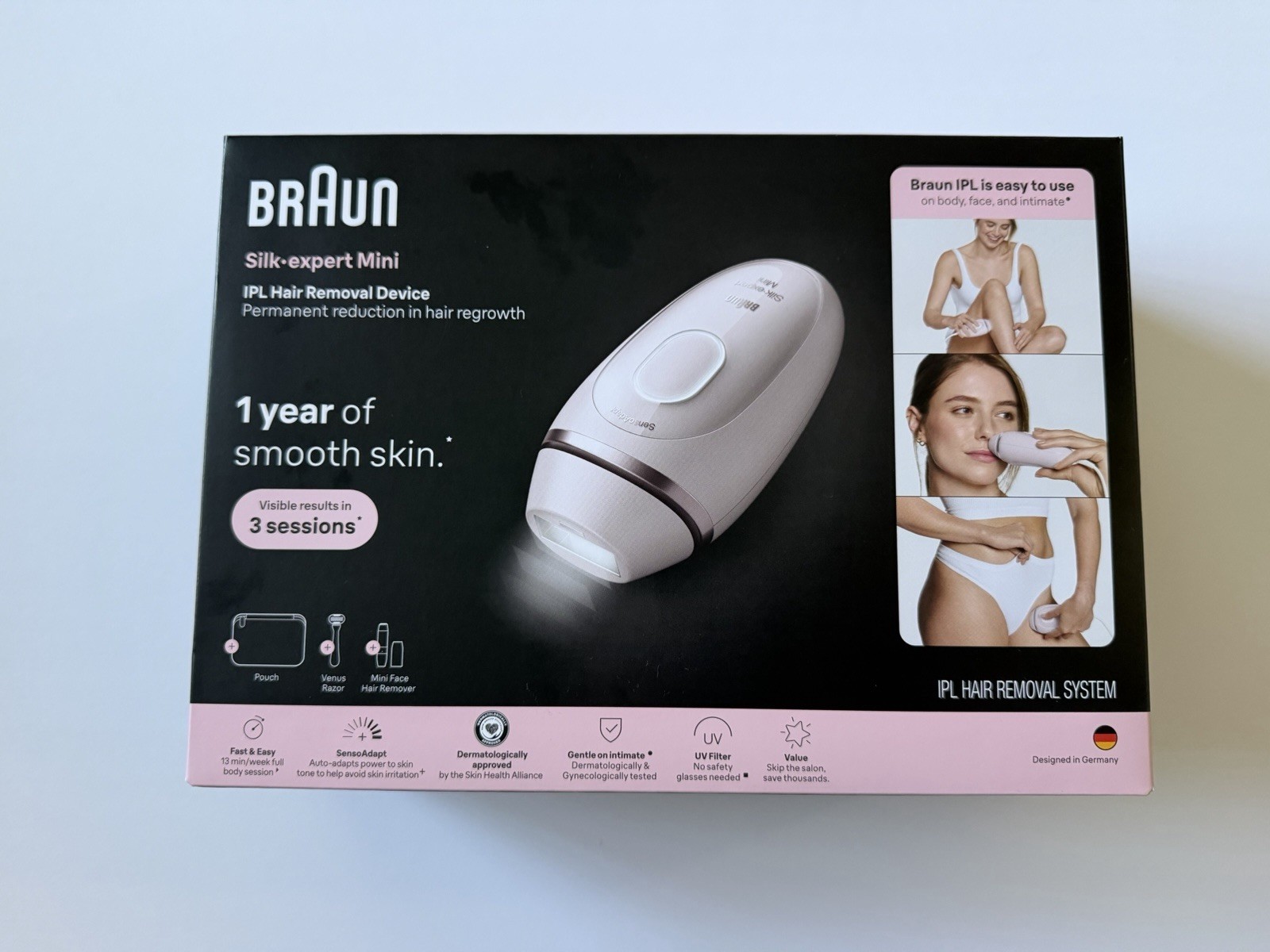 BRAUN Silk Expert Mini IPL Hair Removal Device New Sealed