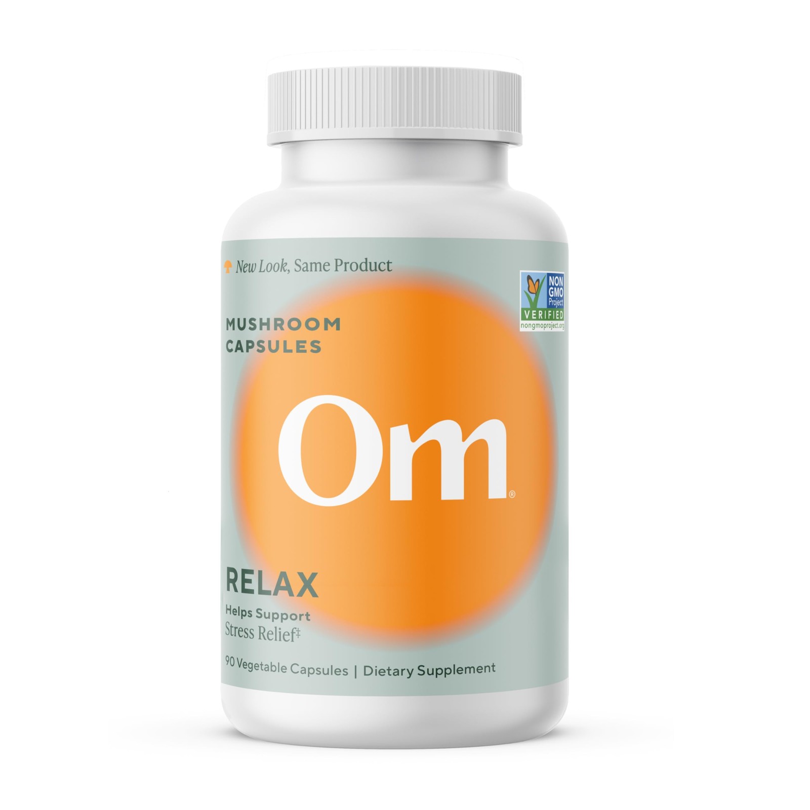 OM MUSHROOM SUPERFOOD Relax Mushroom Capsules, 90 Count, 30 Days, Reishi Mush…