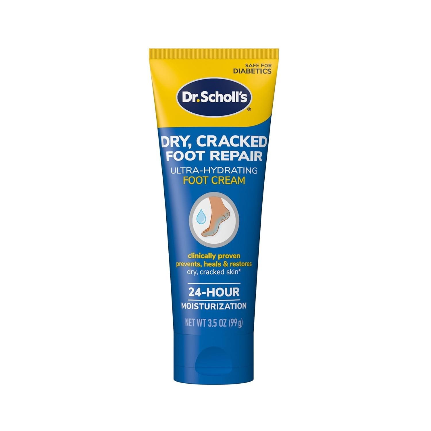 Ultra Hydrating Foot Lotion 3.5 oz – 25% Urea Repair Cream for Cracked Feet