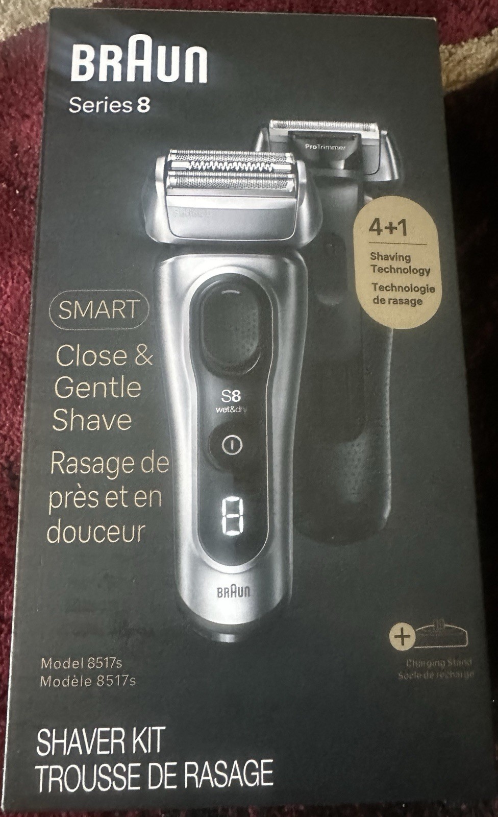 Braun Series 8 SMART 4+1 Shaving Kit 8517s Model