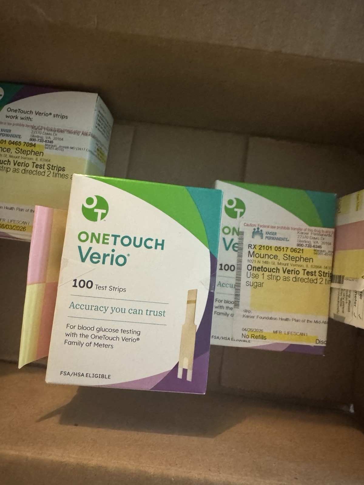 Verio Test Strips 500 One Touch