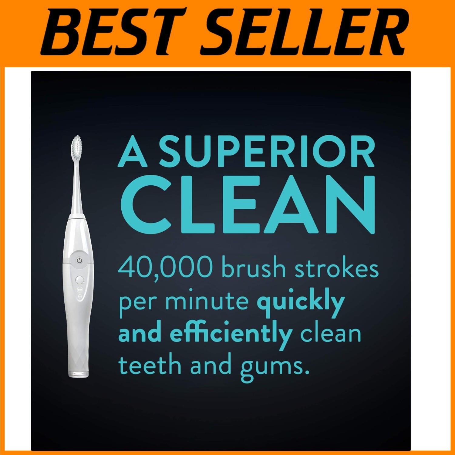 Electric Toothbrush with UV Sanitizing, White