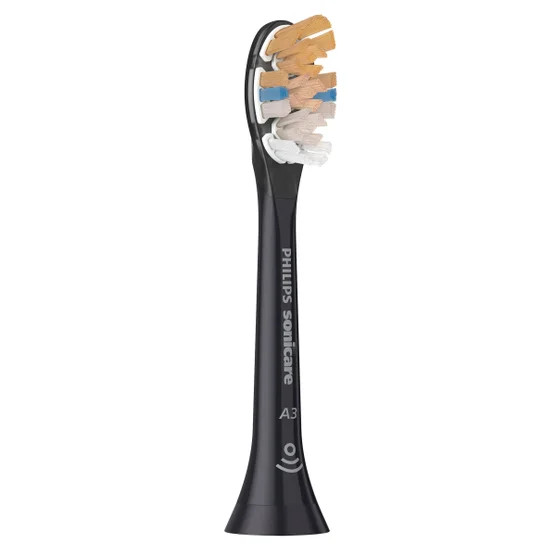 Philips Sonicare A3 All-in-One Replacement Brush Heads Soft 6 Pack Black