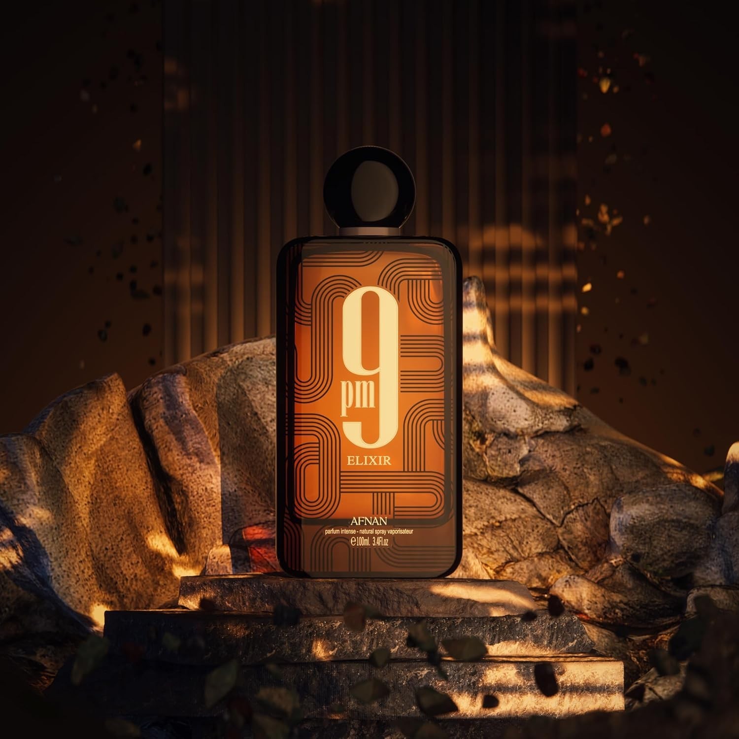 Captivating 9 PM Elixir Unisex Extrait de Parfum – 3.4 Fl. Oz Essence