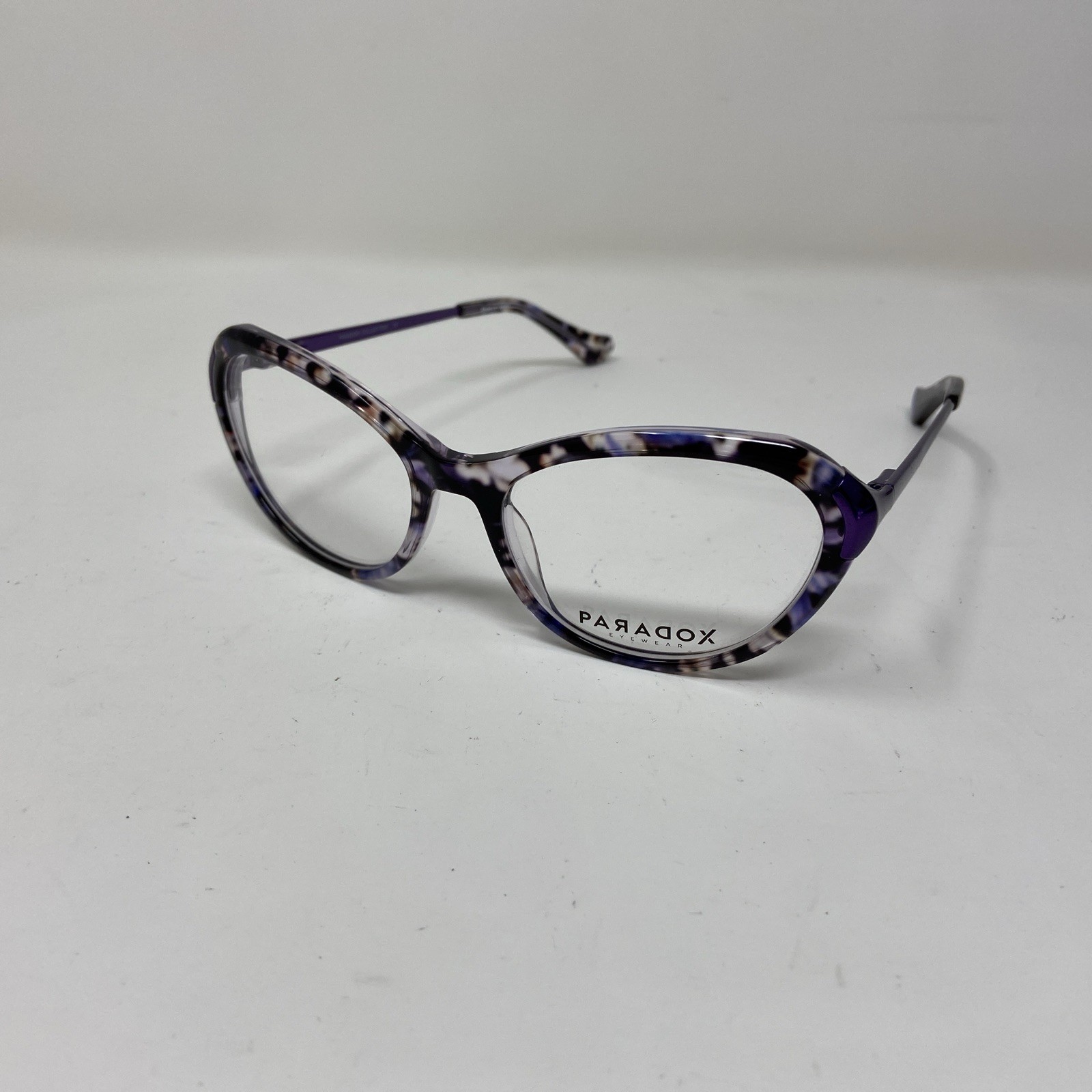 PARADOX COLLECTION EYEWEAR P5050 52-17-135 080 PURPLE MARBLE FLEX HINGE 158W