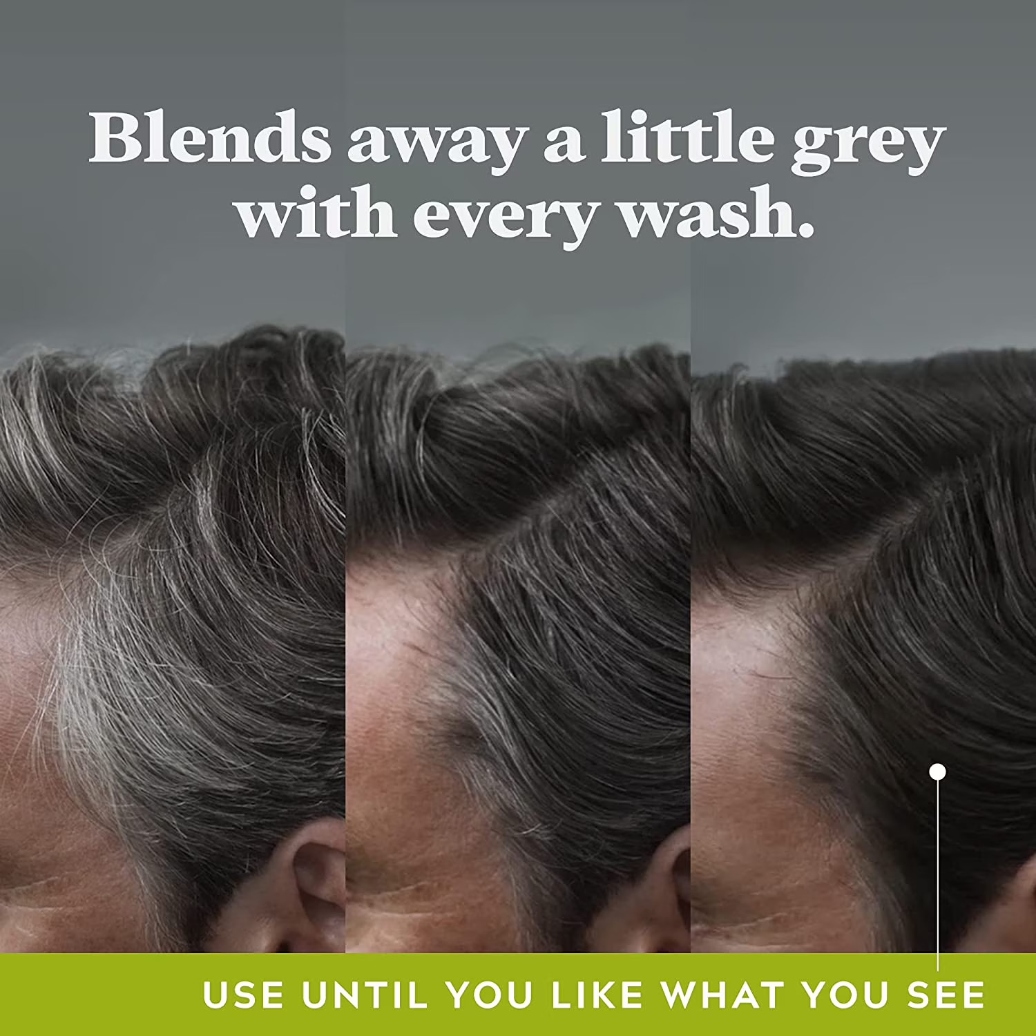 Just For Men Control GX Grey Reducing Shampoo 4 fl. oz. 3 pack. Gradually Color