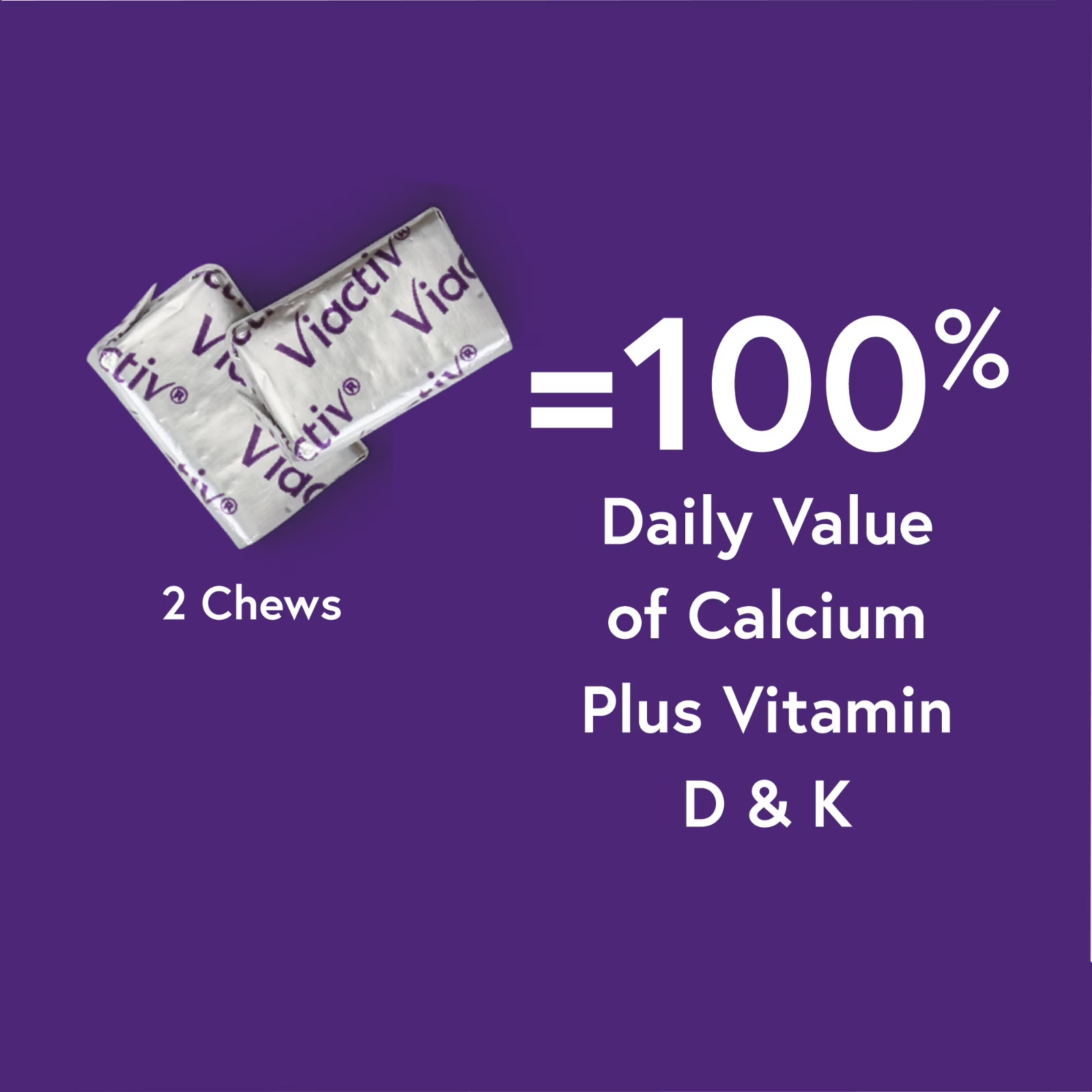 (3 pack) Viactiv Calcium Supplement Soft Chews, Chocolate (100CT) Vitamin D & K