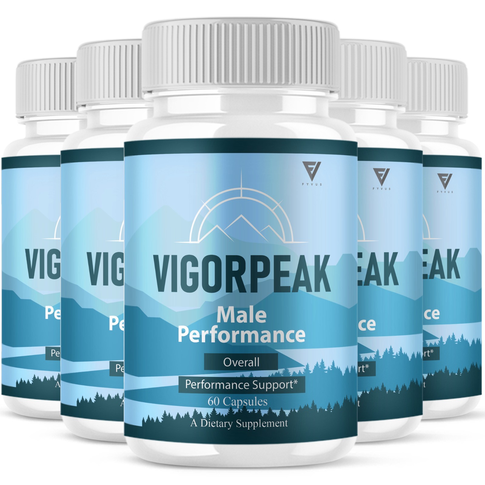 (5 Pack) VigorPeak Advanced Performance, Vigor Peak Daily Support (300 Capsules)