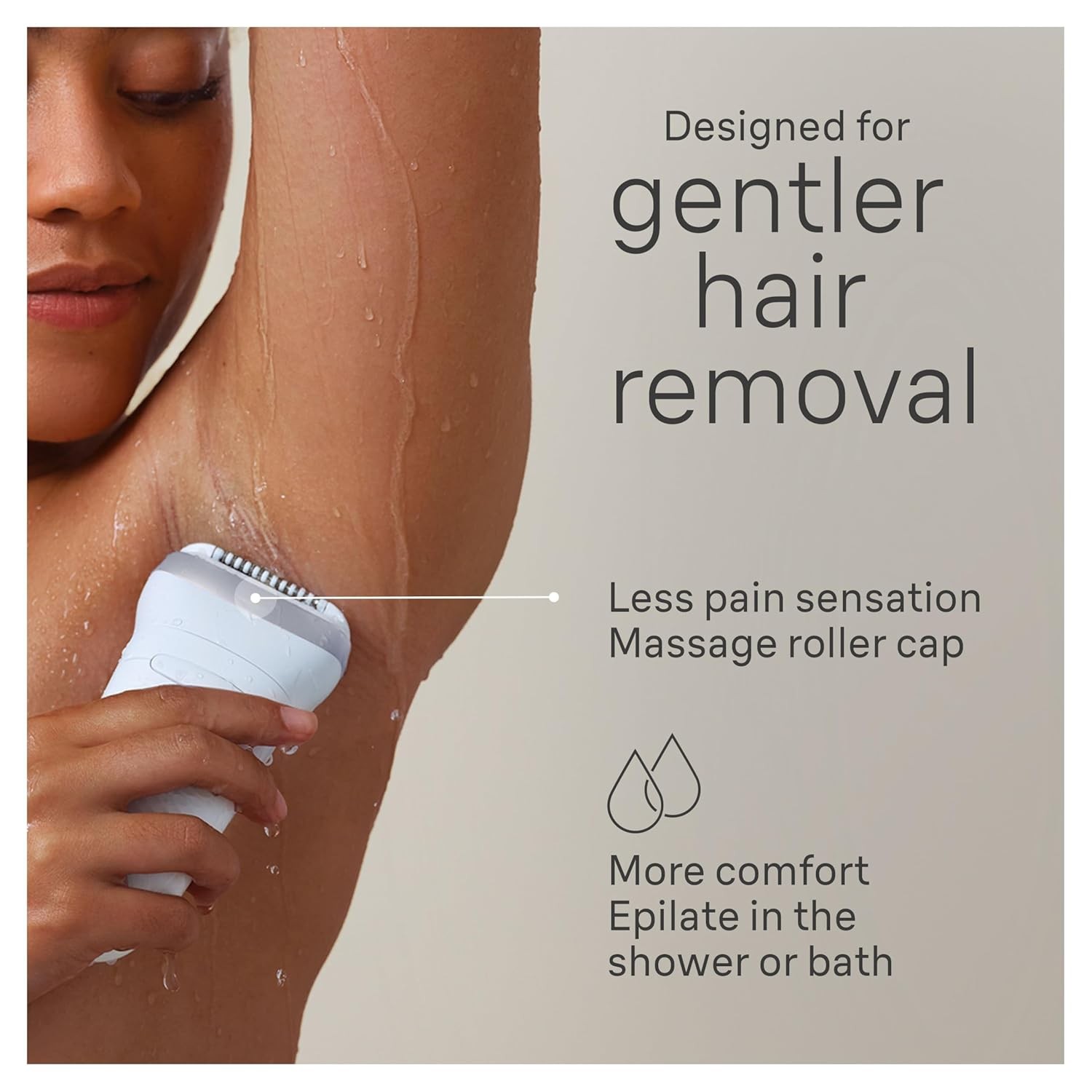 Epilator Silk-épil 7, Hair Removal Device, Women Shaver & Trimmer, Wet and Dry,