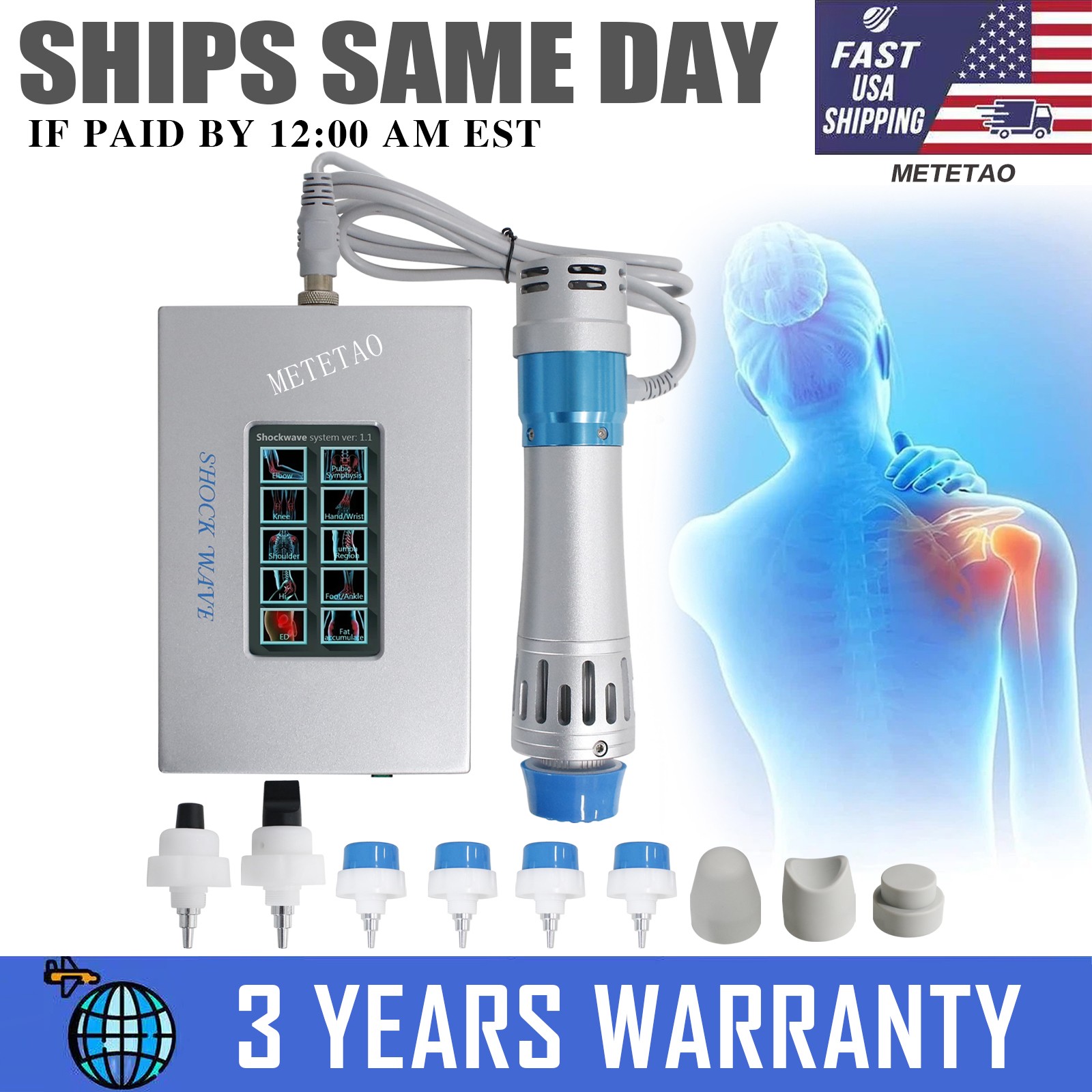 ED Shockwave Therapy Machine Muscle Pain Relief Erectile Dysfunction Treatment