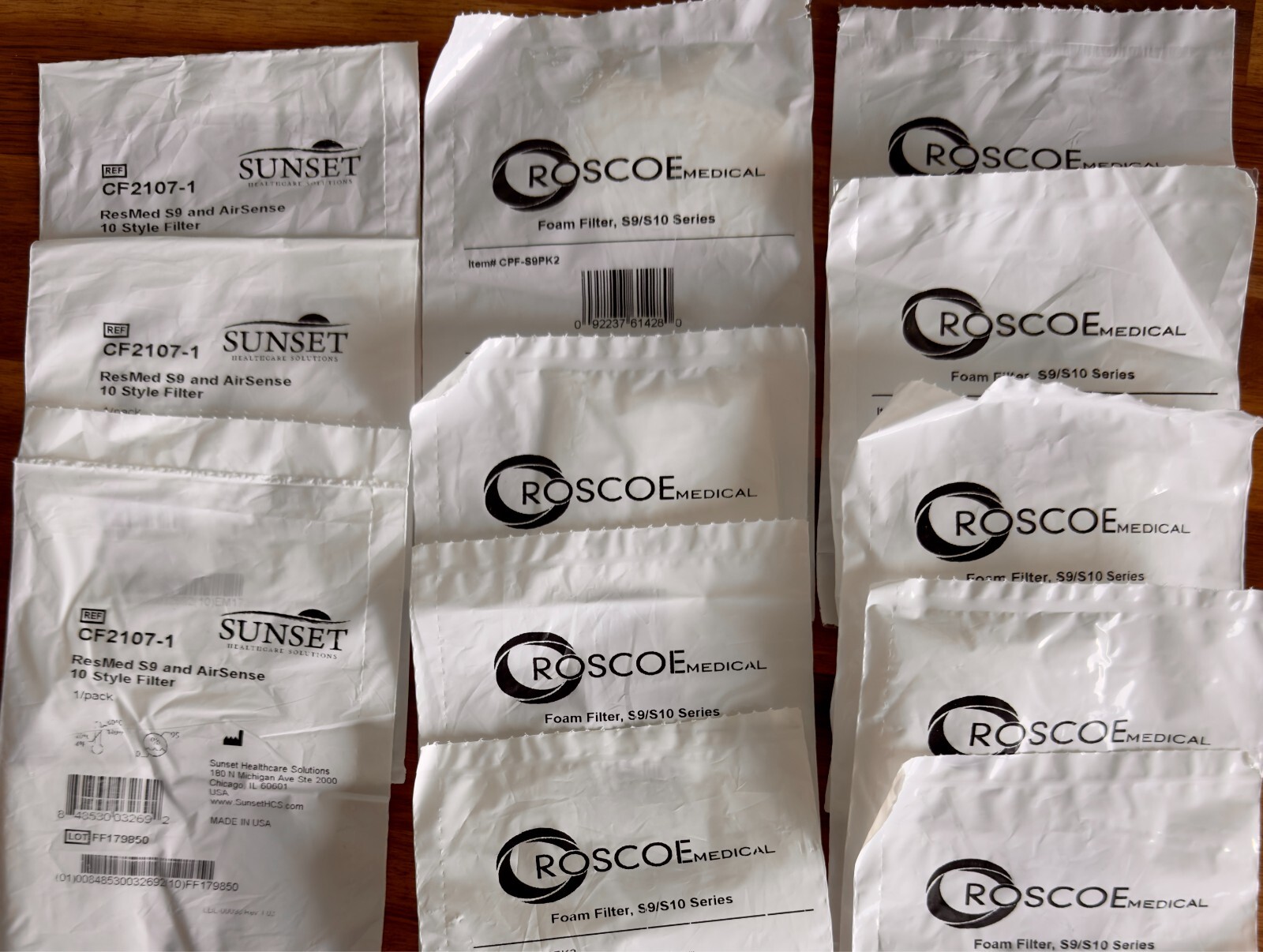 Qty 21 – CF2107-1 CPAP Filters for ResMed S9 & AirSense 10 – Sunset & Roscoe