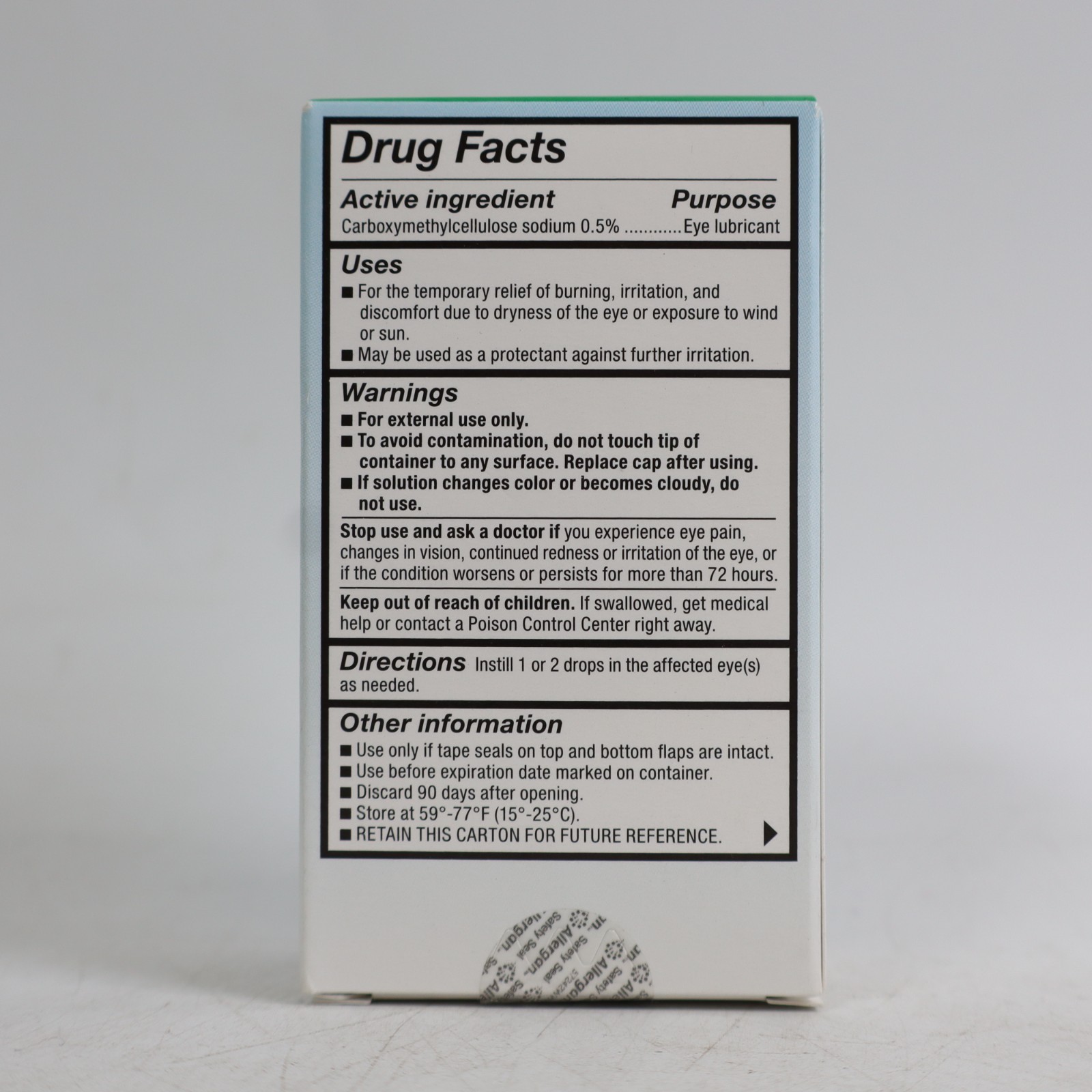 Refresh Tears Lubricant Eye Drops 2 Bottles 0.5 fl oz EXP 07/2026+