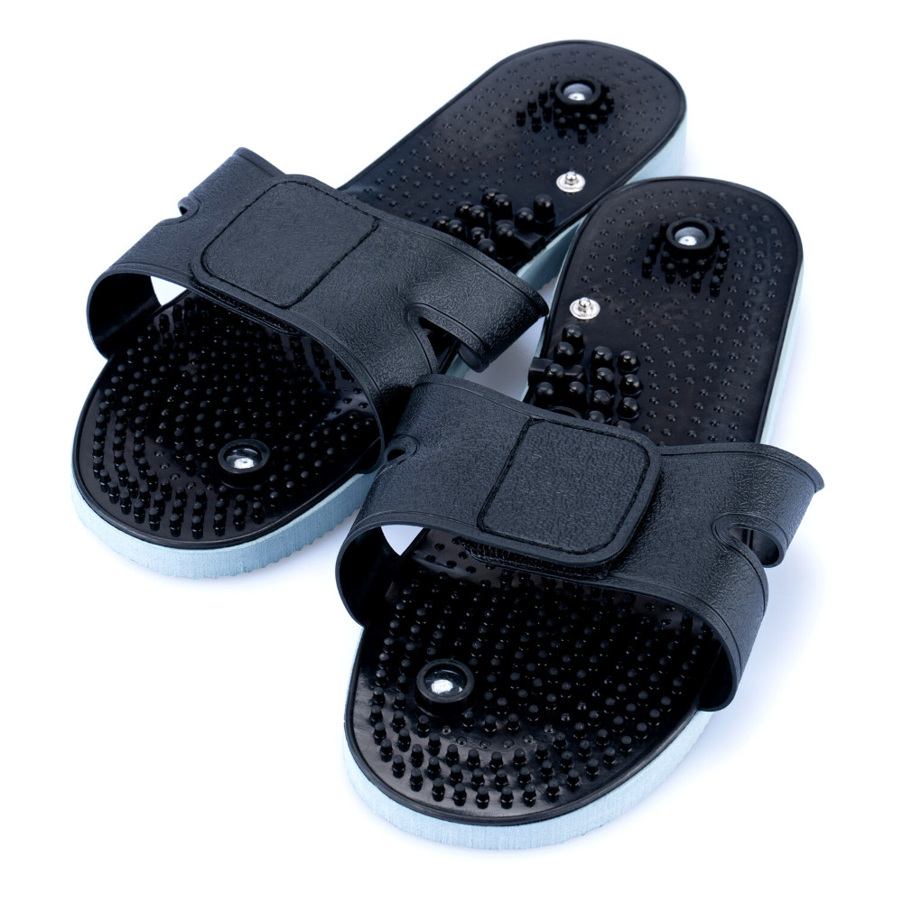 Tens Unit Muscle Stimulator Reflexology Slipper Snap On Connection For Tens Unit