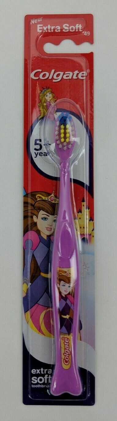 Colgate Princess Toothbrush Extra Soft 5+ years 4 pack