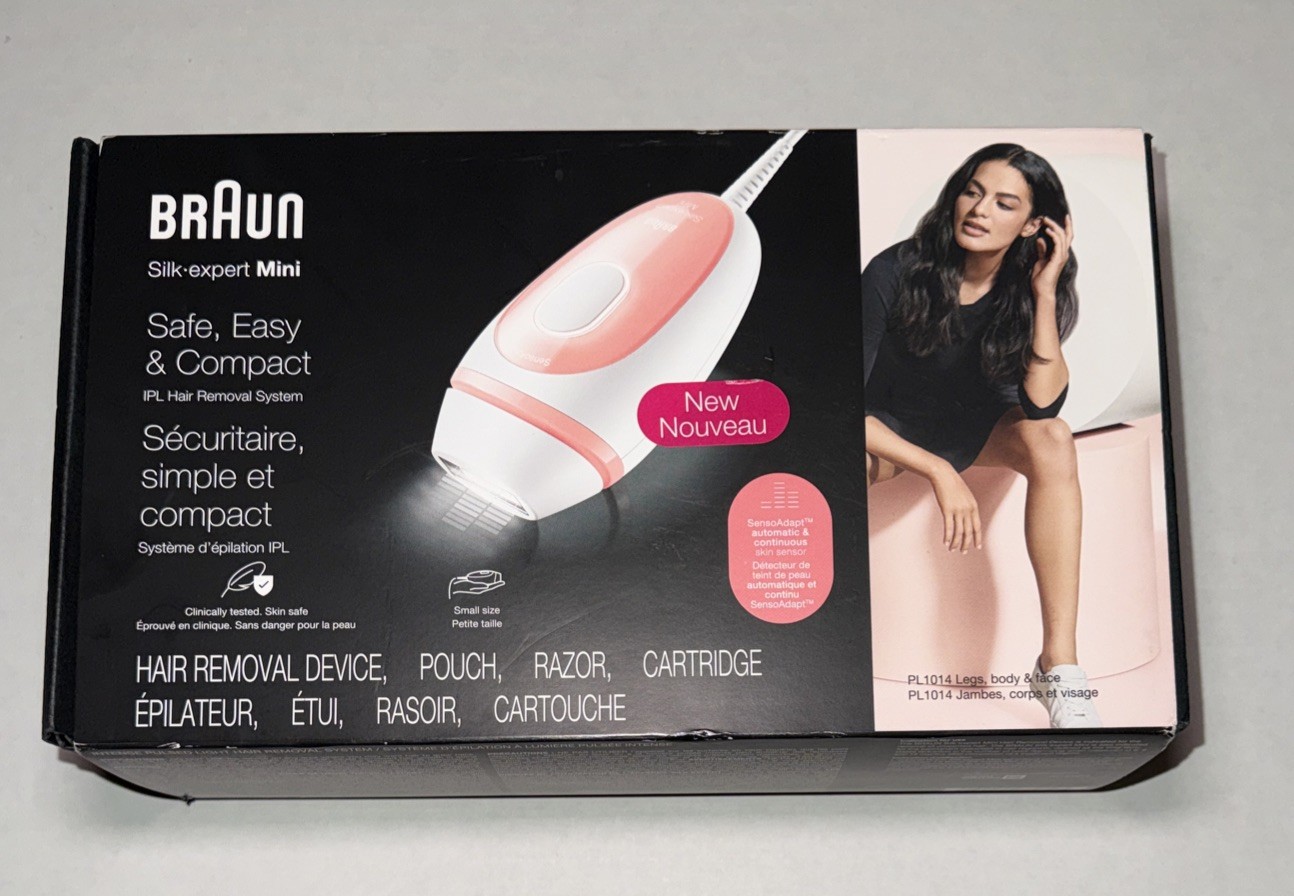 Braun IPL Long-Lasting Silk Expert Mini Hair Removal System *NEW* B887