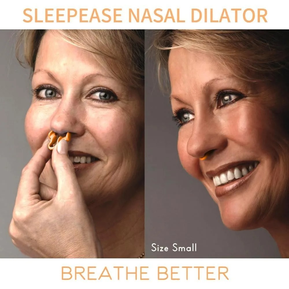 Silicone Nose Clip Anti Snoring Nasal Dilator Stop Aid Easy Breathe for Sleeping