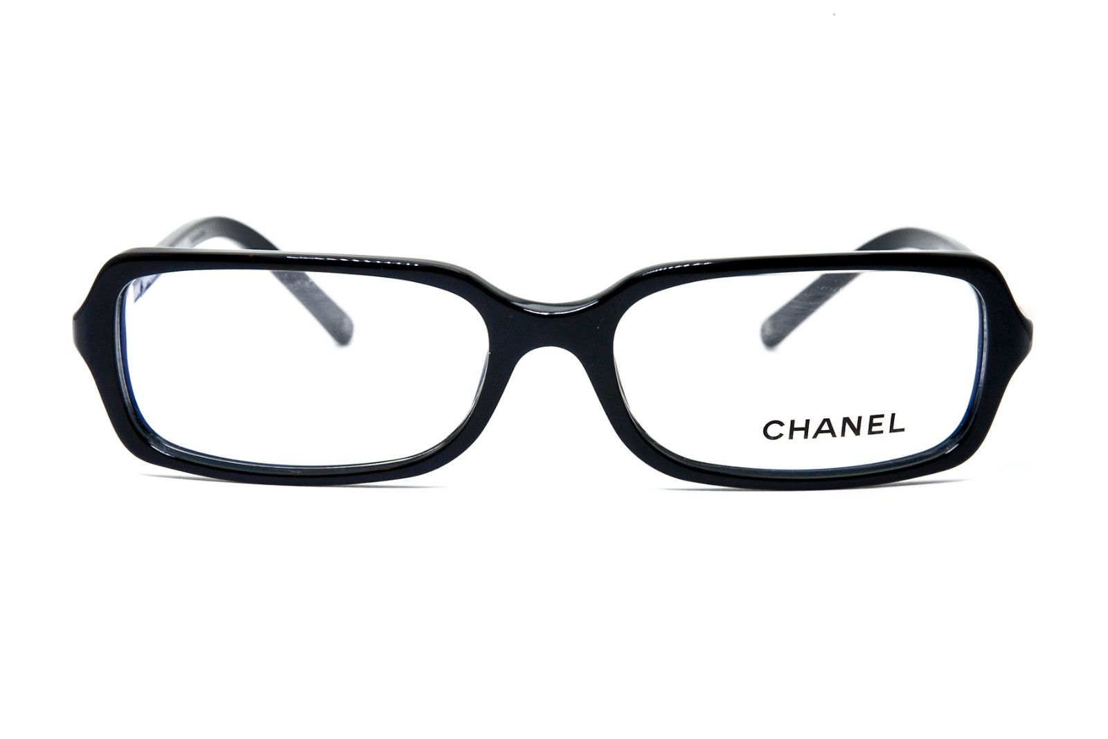 Chanel 3154 c.501 Pearl Black small size 51/15/140 Made in Italy Eyeglasses