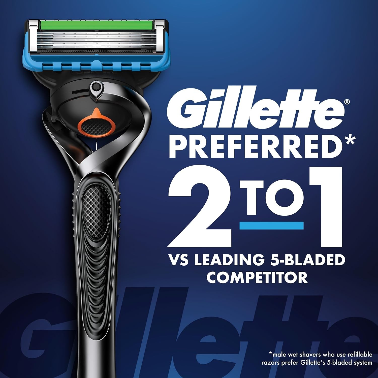 Gillette Fusion ProGlide Mens Razor Handle 4 Blade Refills Shave Kit