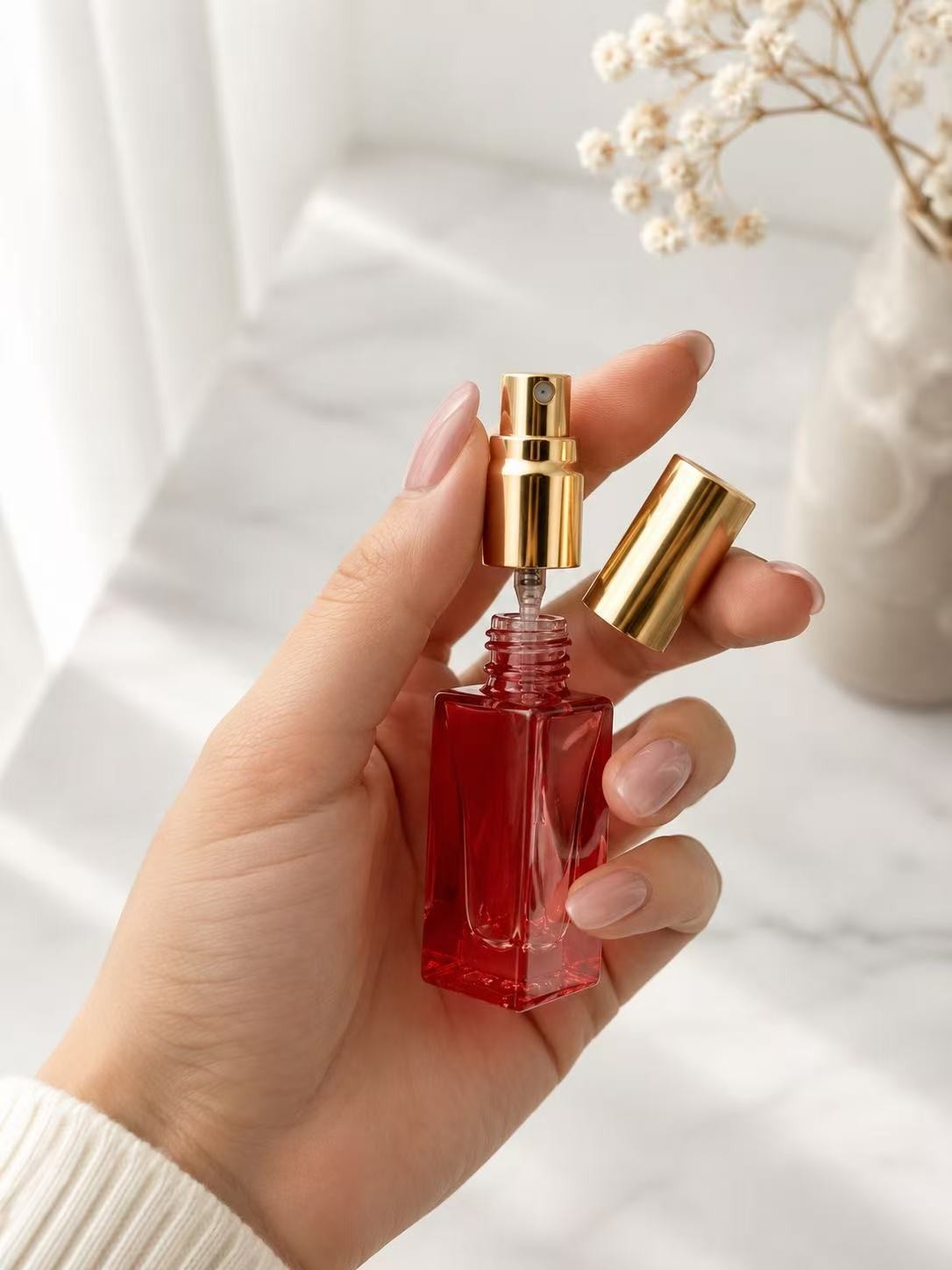 12 Pack 5ml Refillable Perfume Spray Bottles Travel Mini Atomizer Glass Bottles