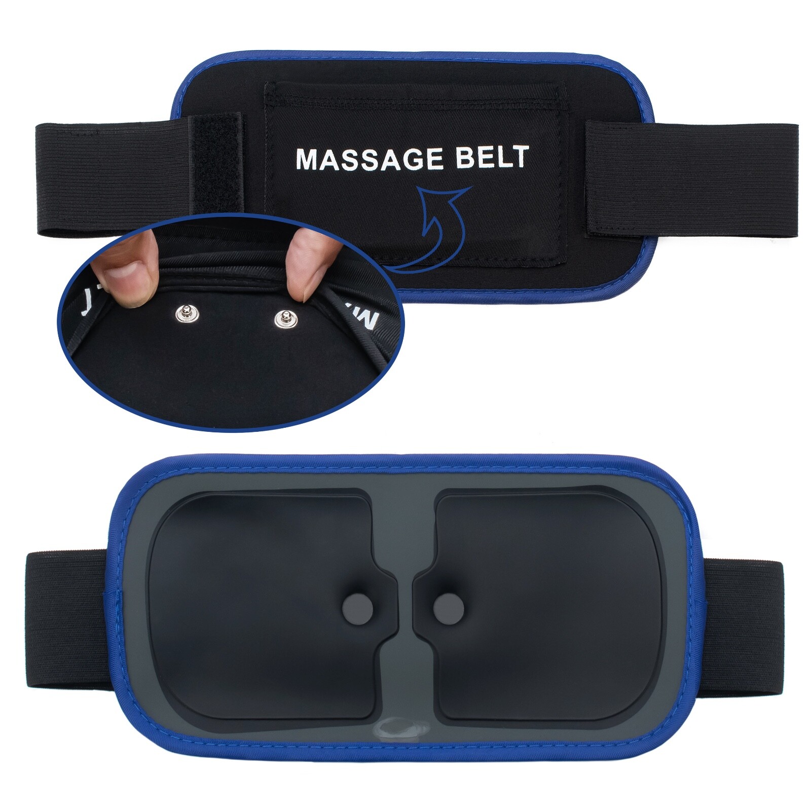 Tens Unit Muscle Stimulator Massager Massage Belt Attachment With Conductive GEL