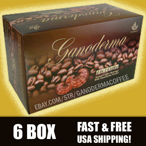 Ganoderma 4 in 1 Coffee w/ creamer – 6 box (120 ct) – Free Shipping!