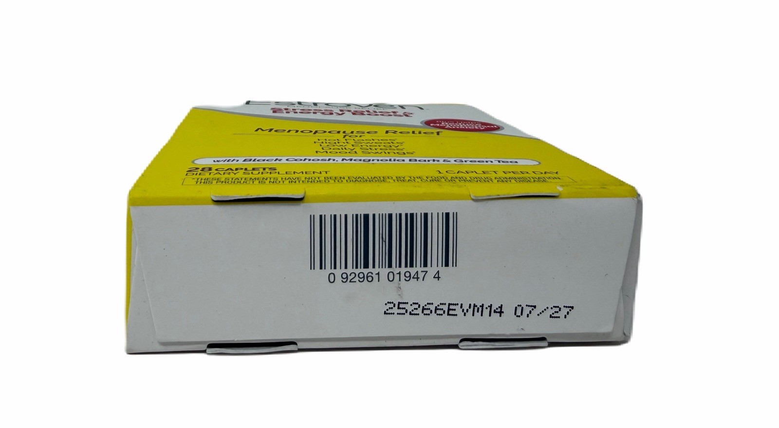 NEW Estroven Menopause Relief Stress Relief & Energy Boost Caplets 07/2027