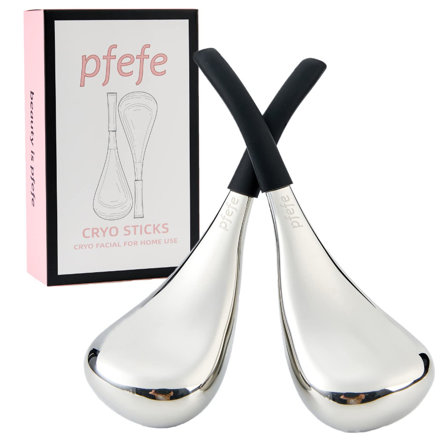 pfefe – Ice Globes Facial Skin Care Tools For Women Face Eyes, Stainless Steel